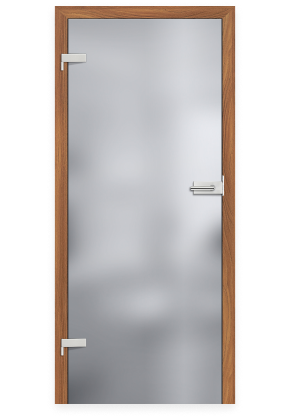 drzwi szklane matowa szyba drewnopodobna ościeżnica drzwi szklane Erkado