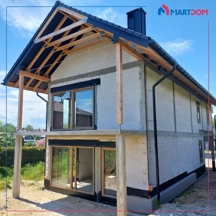 Pasywne okna PVC w kolorze Turner Oak Malt